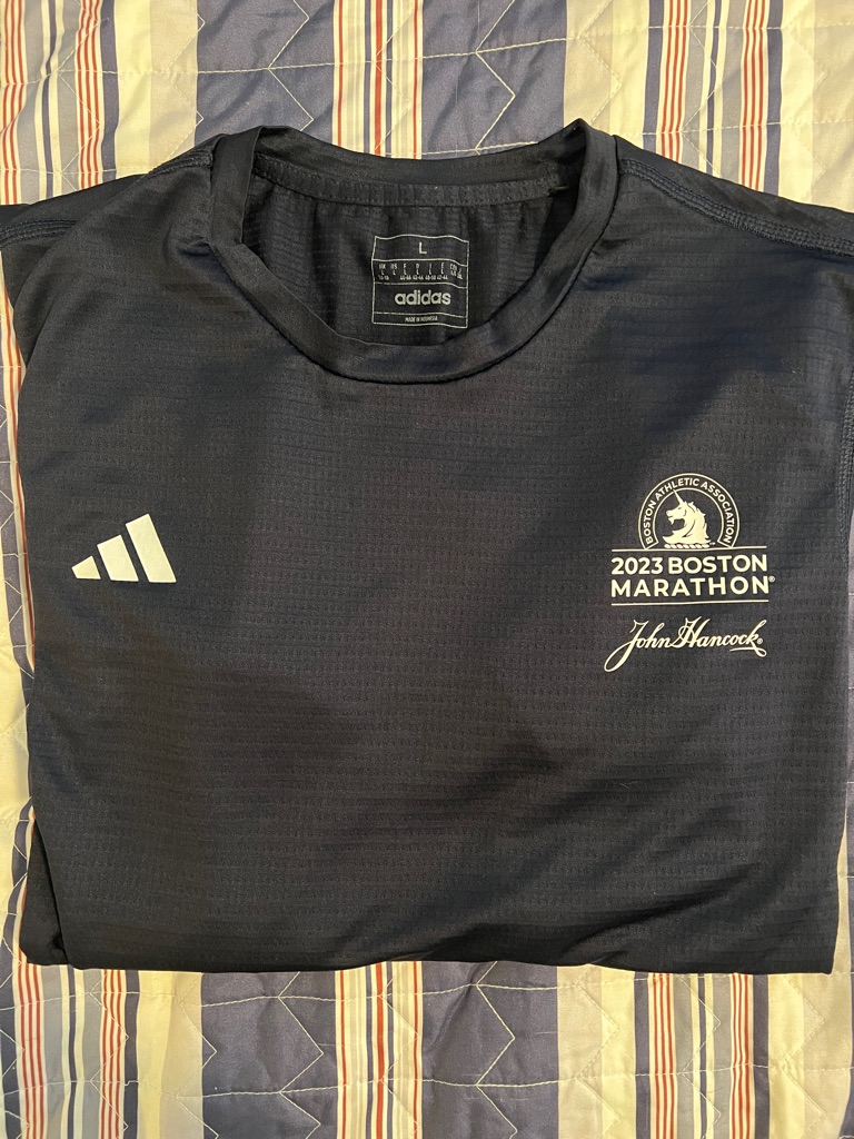 Adidas Men’s 2023 Boston Marathon Runners Shirt
